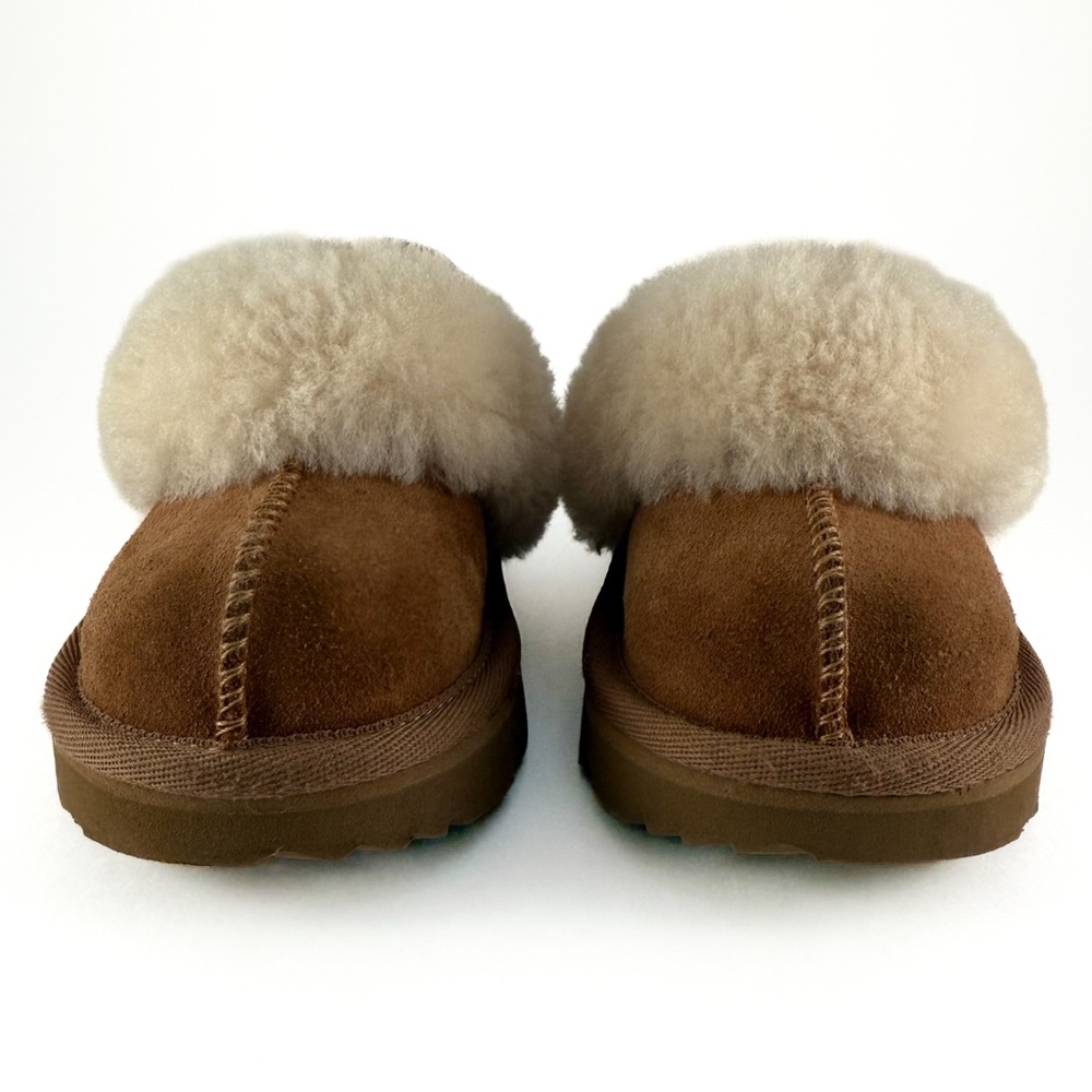 UGG Funkette Water Resistant Genuine Shearling Trim Clog - Picture 2 of 8